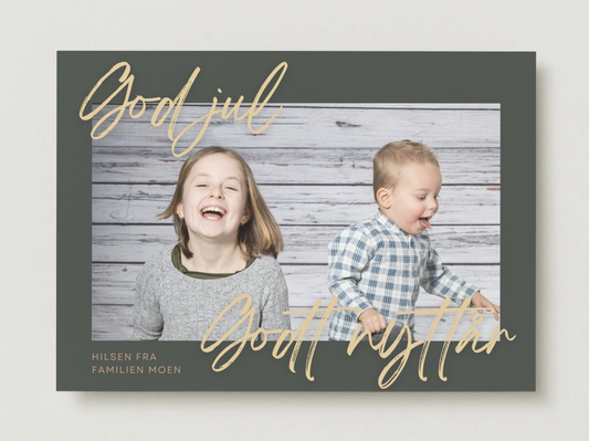 Grønn og enkel, stilig og hyggelig