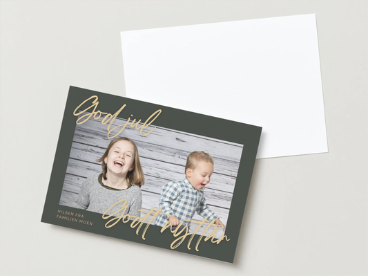 Grønn og enkel, stilig og hyggelig