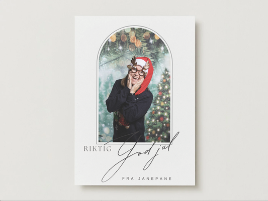 Lag et julevindu med ditt bilde