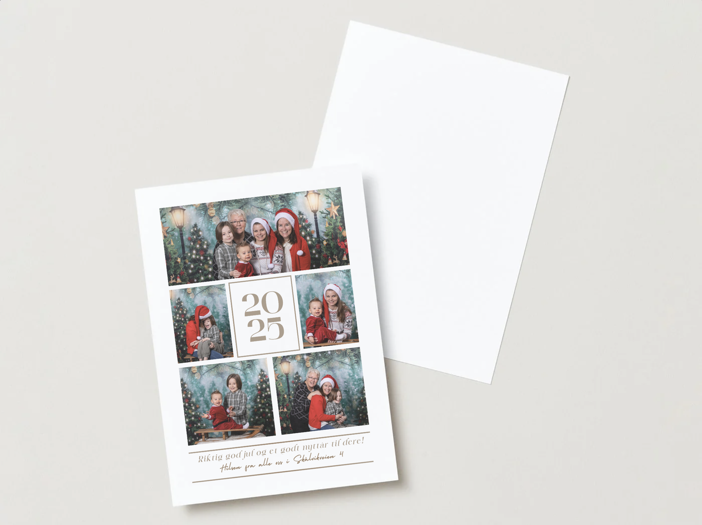 Collage med årstall