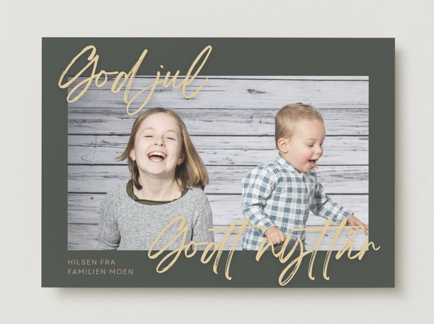 Grønn og enkel, stilig og hyggelig