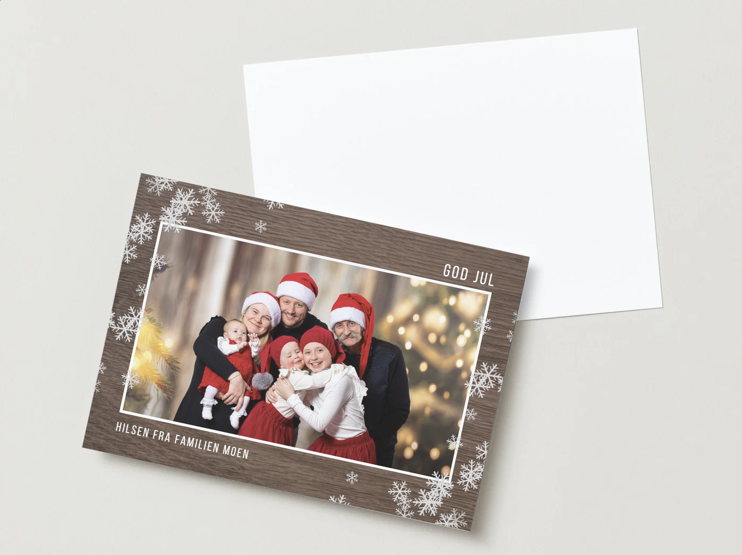 Treverk og snøkrystaller