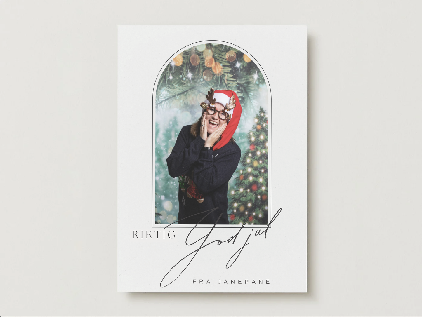 Lag et julevindu med ditt bilde