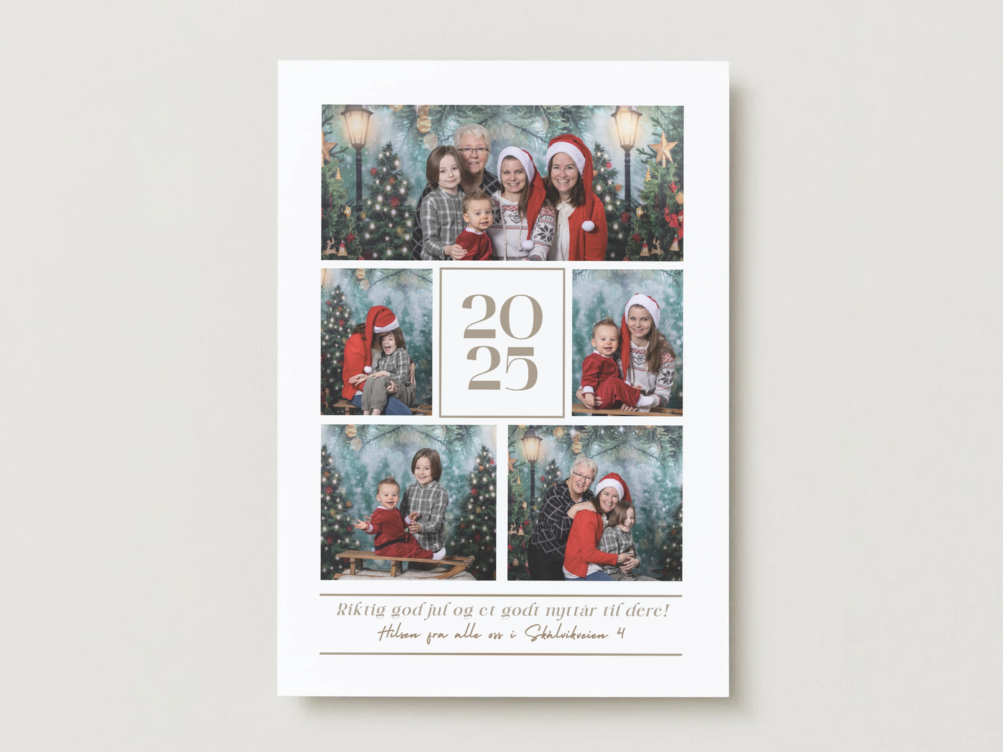 Collage med årstall