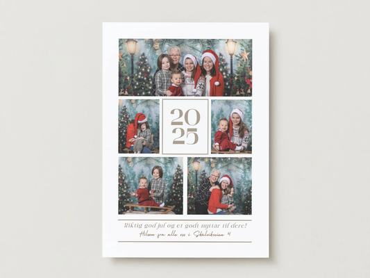 Collage med årstall