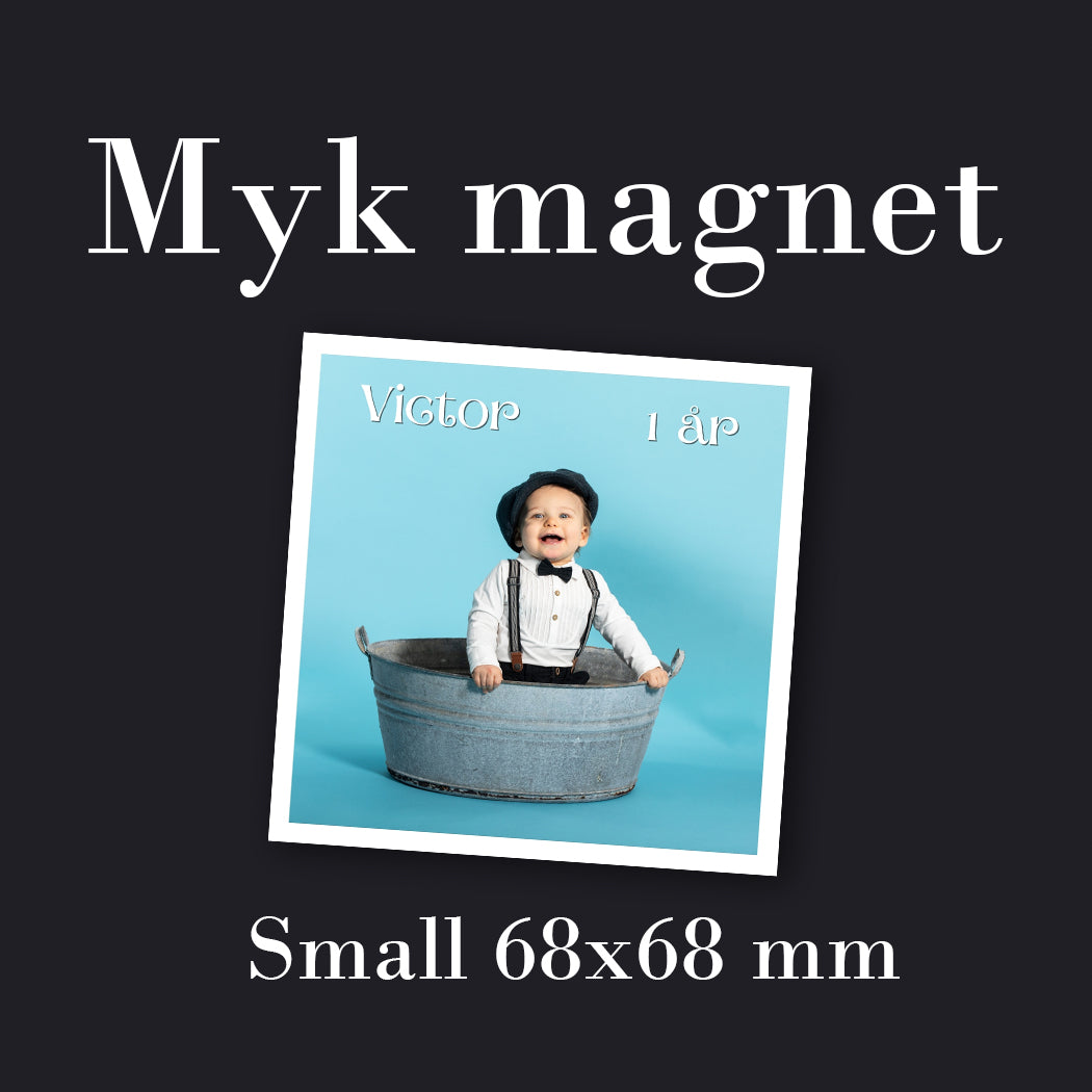 Myk fotomagnet - small