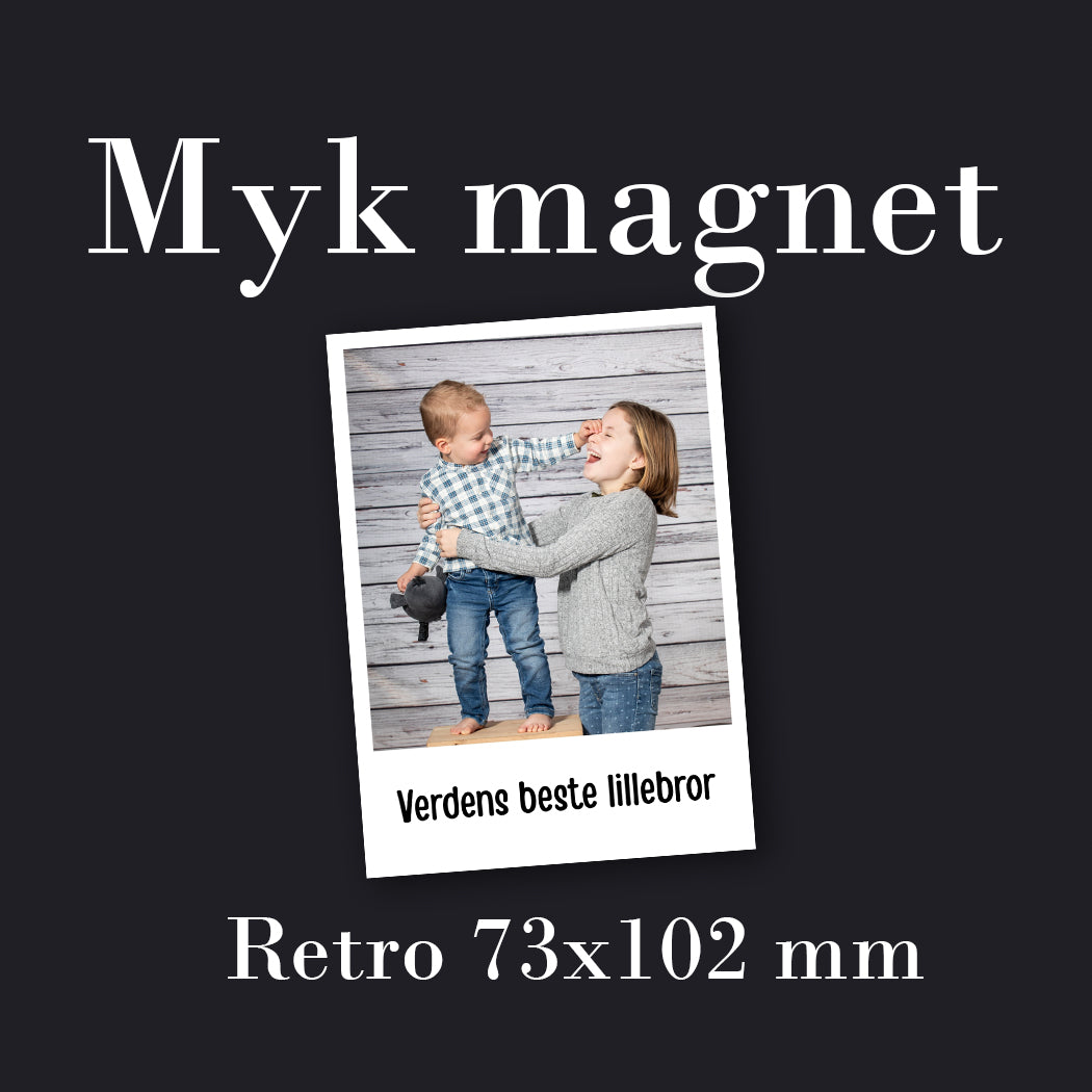 Myk fotomagnet - retro