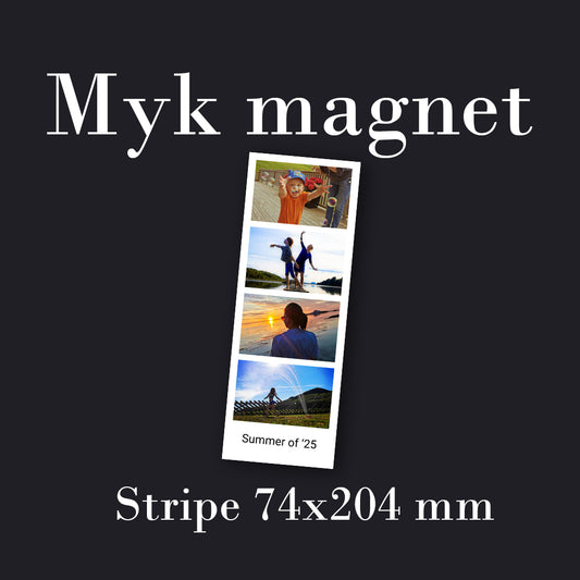 Myk fotomagnet - stripe